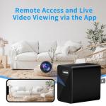 LIBREFLY WiFi Hidden Camera USB Charger 1080P