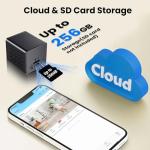 4K Mini Spy Camera with Night Vision & AI Detection