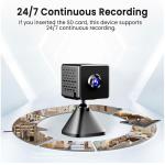 4K Mini Spy Camera with Night Vision & AI Detection
