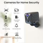 4K HD Mini Security Camera with Night Vision