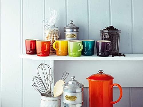 Rainbow Stoneware Espresso Mugs (Set of 6)