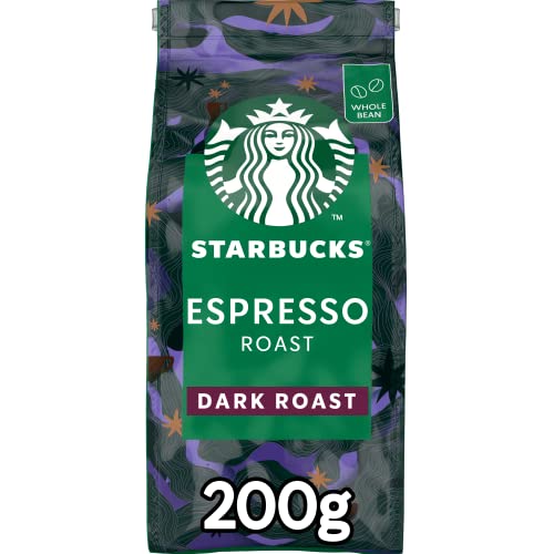 STARBUCKS Espresso Roast Whole Bean Coffee 200g (6-Pack)