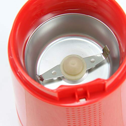 Red One-Touch Coffee & Spice Grinder