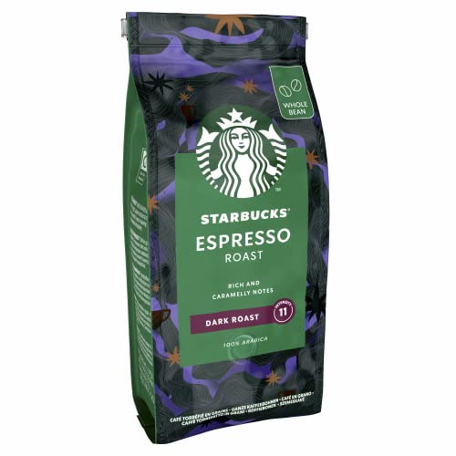 STARBUCKS Espresso Roast Whole Bean Coffee 200g (6-Pack)