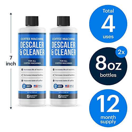 2 Pack Universal Coffee Machine Descaler
