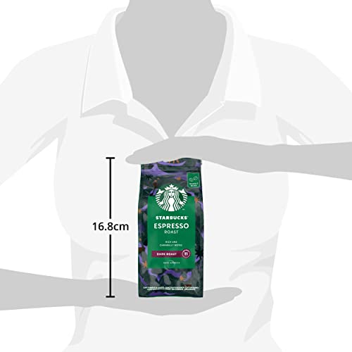 STARBUCKS Espresso Roast Whole Bean Coffee 200g (6-Pack)