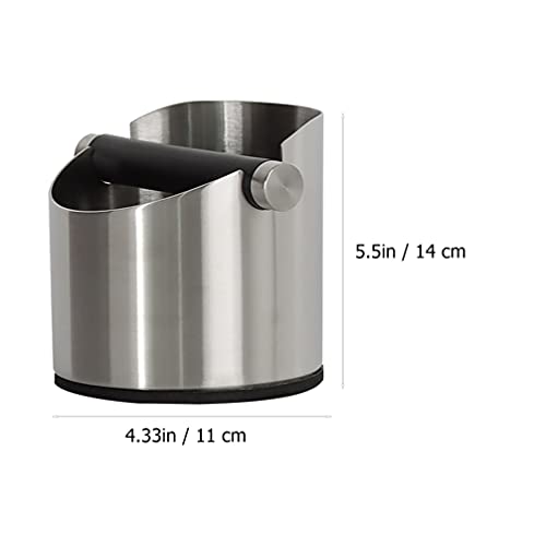 Stainless Steel Espresso Knock Box for Baristas