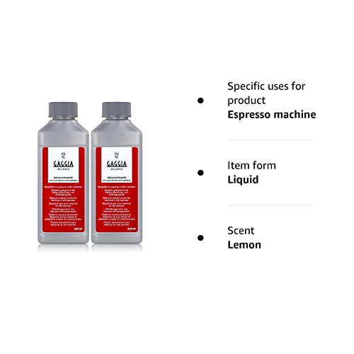 Gaggia Decalcifier Descaler Solution 250ml (2 Bottles)