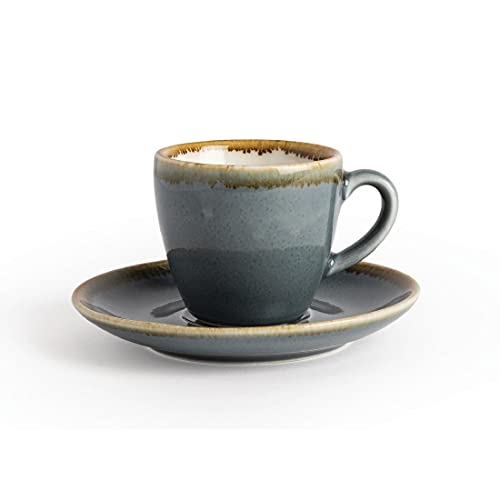 Ocean Porcelain Espresso Cups - Set of 6