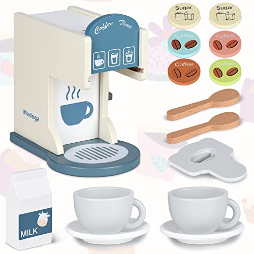 Wooden Espresso Machine Toy for Kids