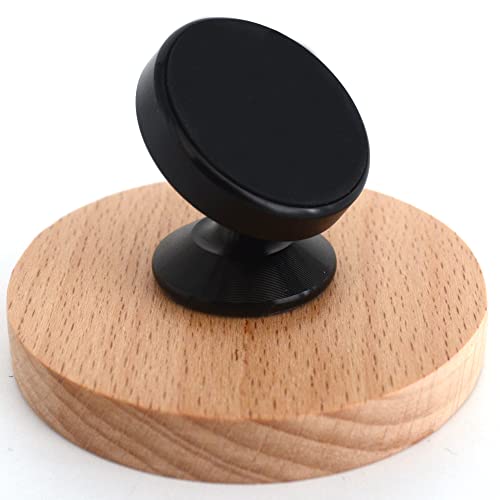 Espresso Mirror with Wooden Base for Cafe Machine
