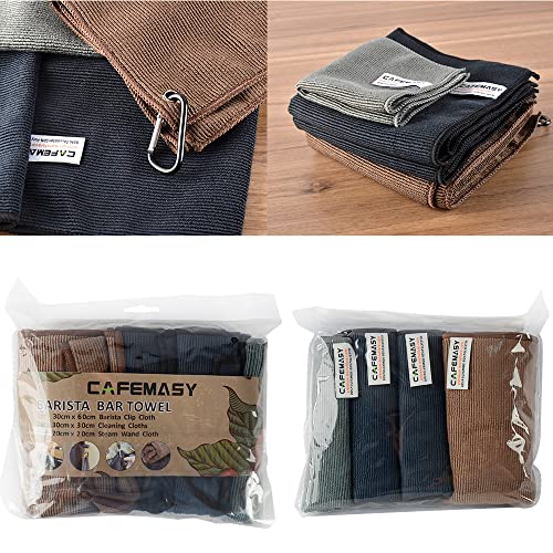 4-Piece Quick-Drying Barista Towel Set