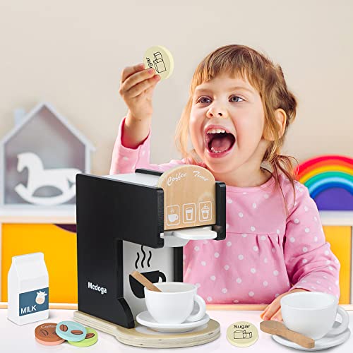 Wooden Espresso Machine Toy for Kids