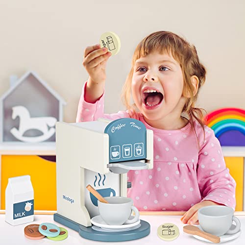 Wooden Espresso Machine Toy for Kids