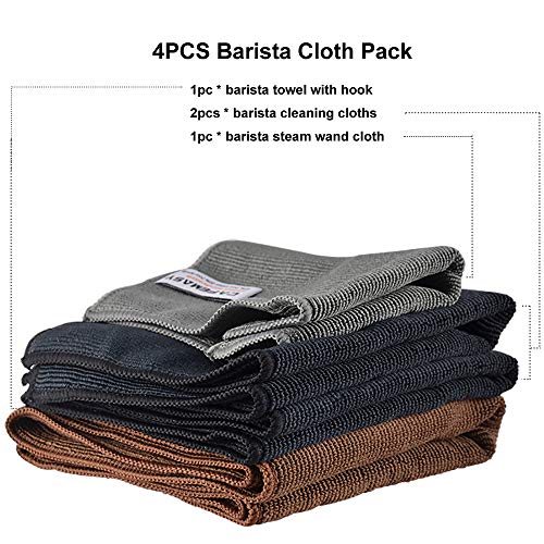 4-Piece Quick-Drying Barista Towel Set