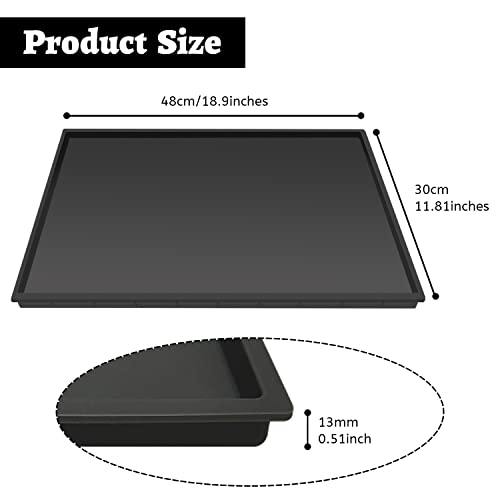 Coffee Machine Silicone Base Mat - Black