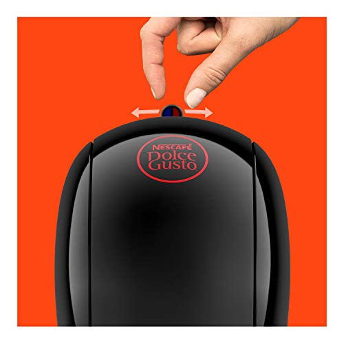 DeLonghi Pod Capsule Coffee Maker in Black & Red