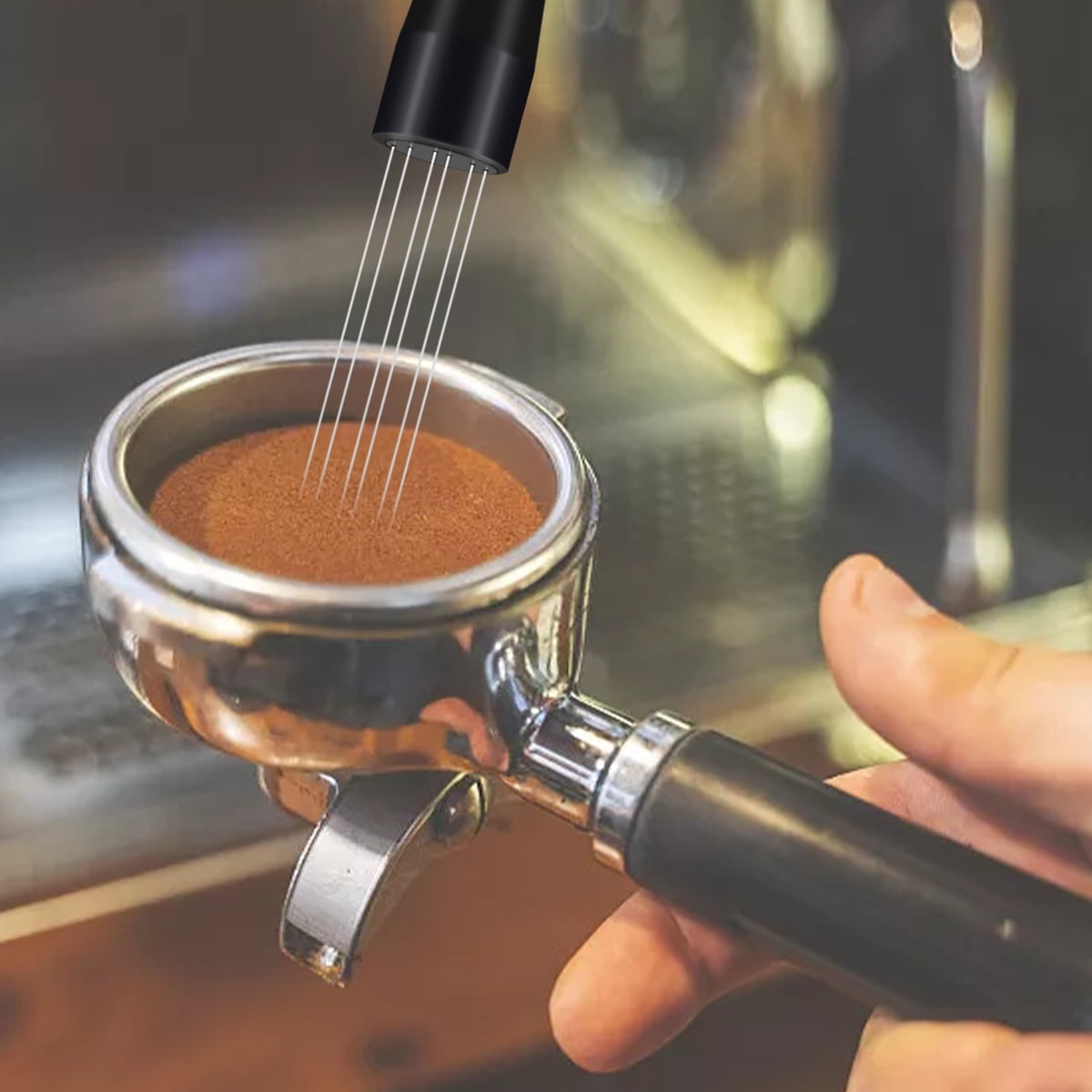 Needle Espresso Tamper & Distributor Tool