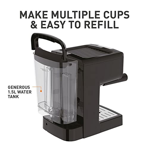 Krups XP320840 Espresso Coffee Machine, Black
