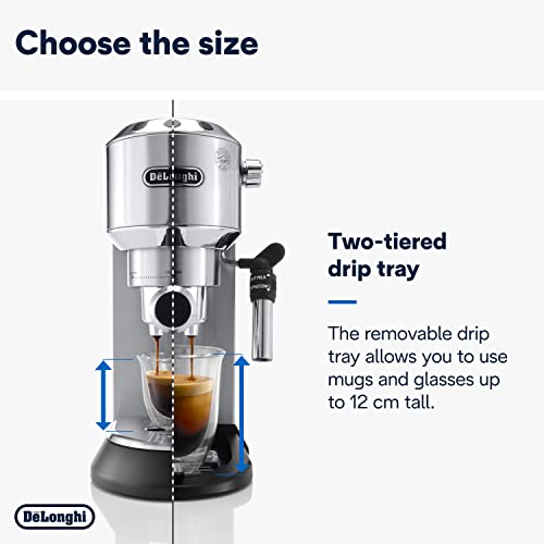 De'Longhi Dedica Style Espresso/Cappuccino Maker, Silver
