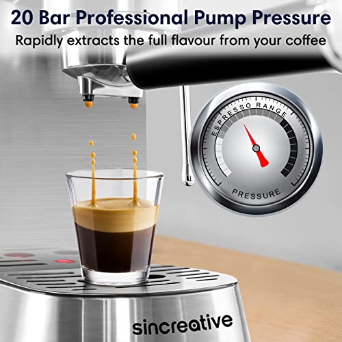 20 Bar Espresso Machine with Milk Frother