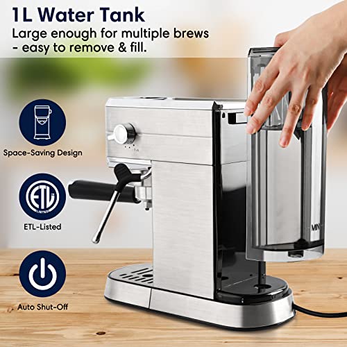 20 Bar Espresso Machine with Milk Frother
