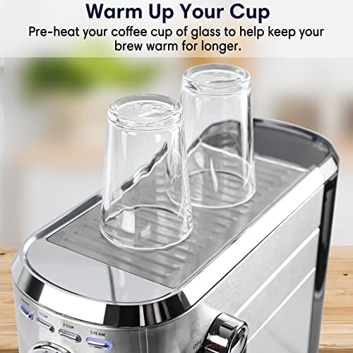 20 Bar Espresso Machine with Milk Frother