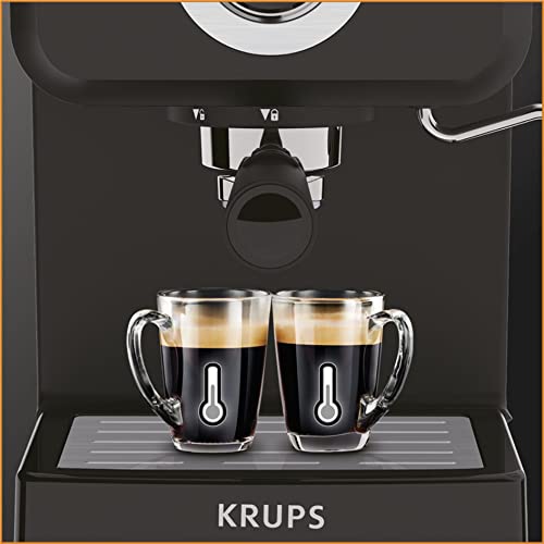 Krups XP320840 Espresso Coffee Machine, Black