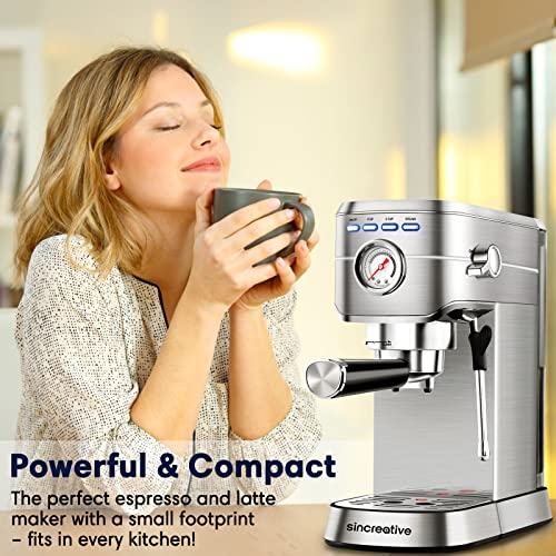 20 Bar Espresso Machine with Milk Frother