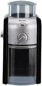 Krups GVX231 Expert Burr Grinder, Black/Silver