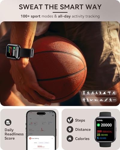 24/7 Fitness Tracker Smartwatch for iPhone and Android