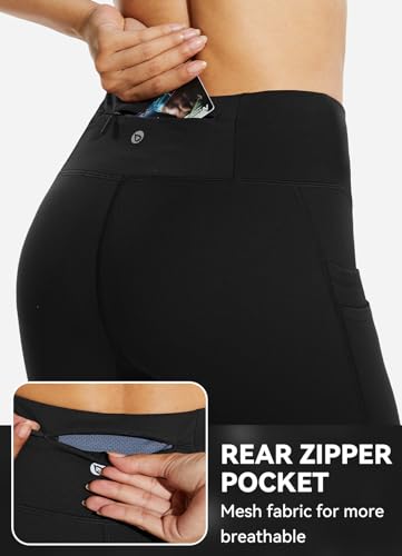 Fleece Leggings With Pockets For Women by Baleaf