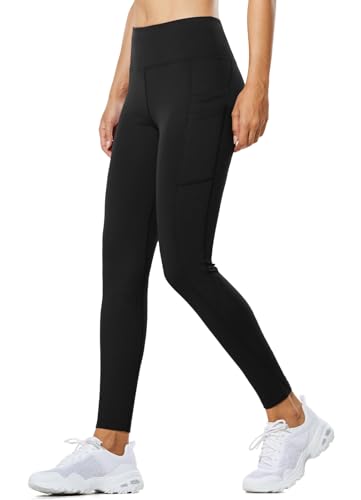 Fleece Leggings With Pockets For Women by Baleaf