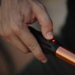 Adjustable Walking Stick with Stun Device & Flashlight