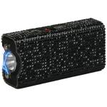Rhinestone Keychain Stun Gun with Flashlight