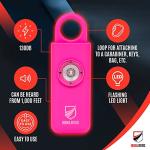 Defense Siren 130 dB Keychain Alarm with Light
