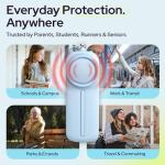 WETEN 130 dB Personal Alarm Keychain with Light