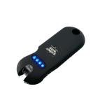 Streetwise Smart Rechargeable Stun Gun Keychain with Flashlight