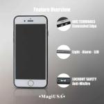 Smart Cell Phone Stun Gun: 15M Volts + SOS Alarm