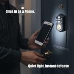 Smart Cell Phone Stun Gun: 15M Volts + SOS Alarm