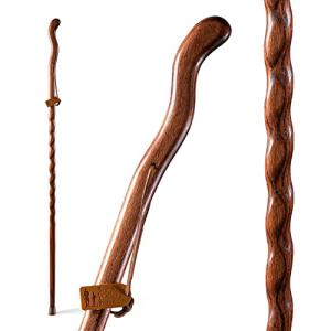 Handcrafted Red Oak Trekking Pole for All Users