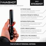PAVASHOT Stickshot – Compact Pepper Launcher Device