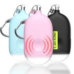 WETEN Keychain Alarm: 3 Pack Rechargeable Self Defense