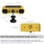 HULPPRE Solar Motion Sensor Alarm with Strobe Light