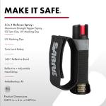 SABRE Runner Defense Spray with UV Dye & Tear Gas