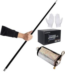 Black Magic Cane with Tutorial & Free Gloves