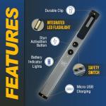 Hot Rod Pain Pen Stun Gun with Dual Lights