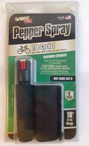 SABRE Pepper Spray for Cyclists with Adjustable Strap