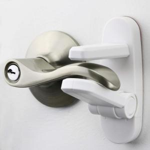Childproof Door Lever Locks - Keep Toddlers Safe!