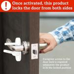 Childproof Door Lever Locks - Keep Toddlers Safe!